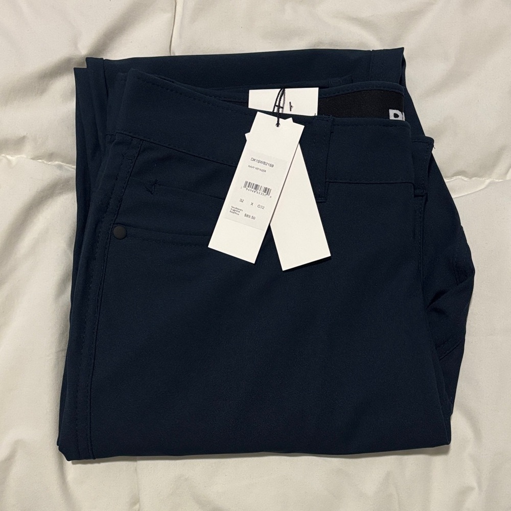 DKNY Men's Blue 5-Pocket Pants, 32x32 Slim!